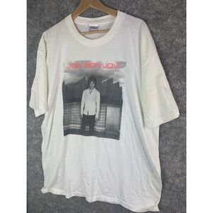 Vintage Bon Jovi Tshirt Mens XL Concert Tour One Wild Night Hard Rock Pop 90s